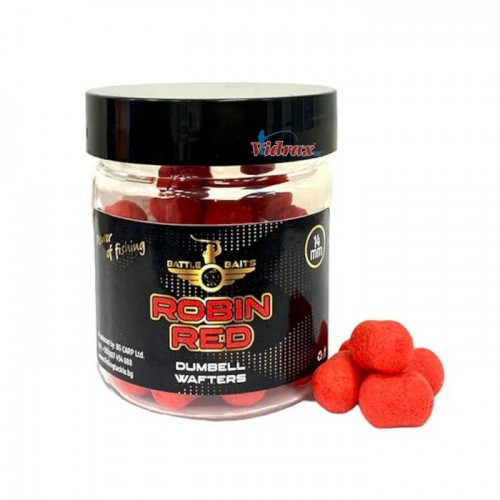 Дъмбели Dumbell Wafters 14 мм Robin Red (робин ред) BB0424 - Battle Baits Дъмбели Dumbell Wafters 14 мм Robin Red (робин ред) BB0424 - Battle Baits